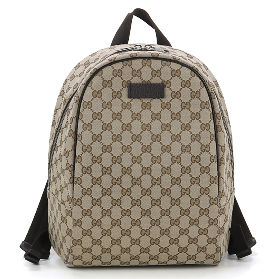 グッチ　141642　GG柄 リュック　バックパック GGキャンバス ブラウン GUCCI（グッチ） 中古 リュック レディース ブランド GUCCI GG