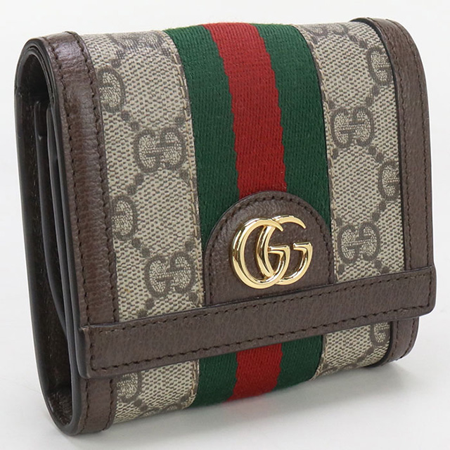 GUCCI（グッチ） 中古 二折財布 レディース ブランド オフィディア GG