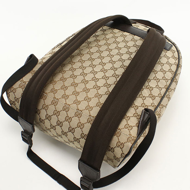 グッチ　GGキャンバス　リュック　バックパック　449906 ベージュ GUCCI 中古 グッチ リュック レディース ブランド GGキャンバス