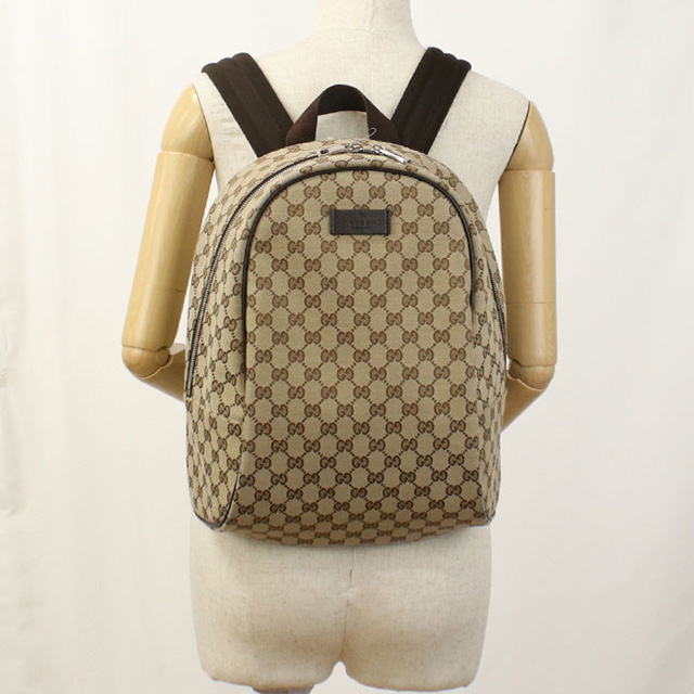 GUCCI 中古 グッチ リュック レディース ブランド GGキャンバス