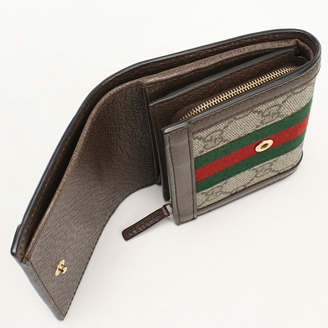 GUCCI（グッチ） 中古 二折財布 レディース ブランド オフィディア GG