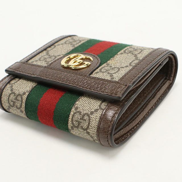 GUCCI（グッチ） 中古 二折財布 レディース ブランド オフィディア GG