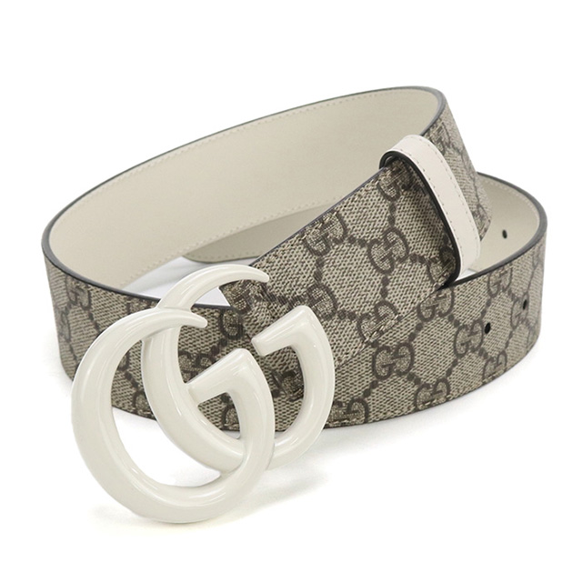 GUCCI✨グッチ　ベルト　フローラル　レディース　鑑定正規品 GUCCI（グッチ） 中古 ベルト レディース ブランド ダブルG ワイド
