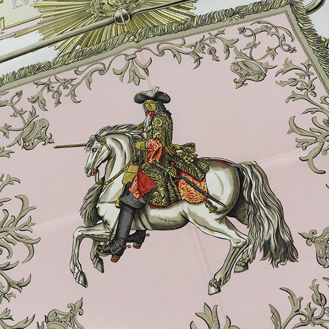 HERMES（エルメス） 中古 スカーフ レディース ブランド カレ90 ピンク