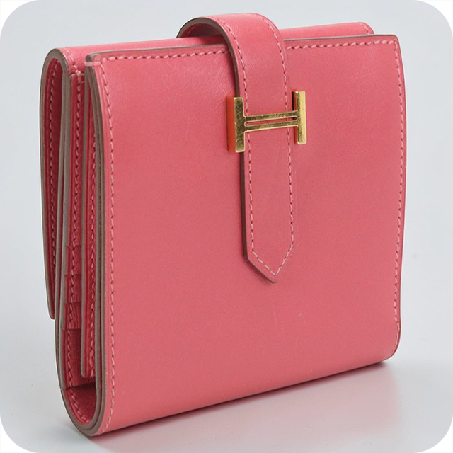 112 HERMES ベアン　レクトベルソ　三つ折り財布　あんしん鑑定済み 112 HERMES ベアン レクトベルソ 三つ折り財布 あんしん鑑定済み