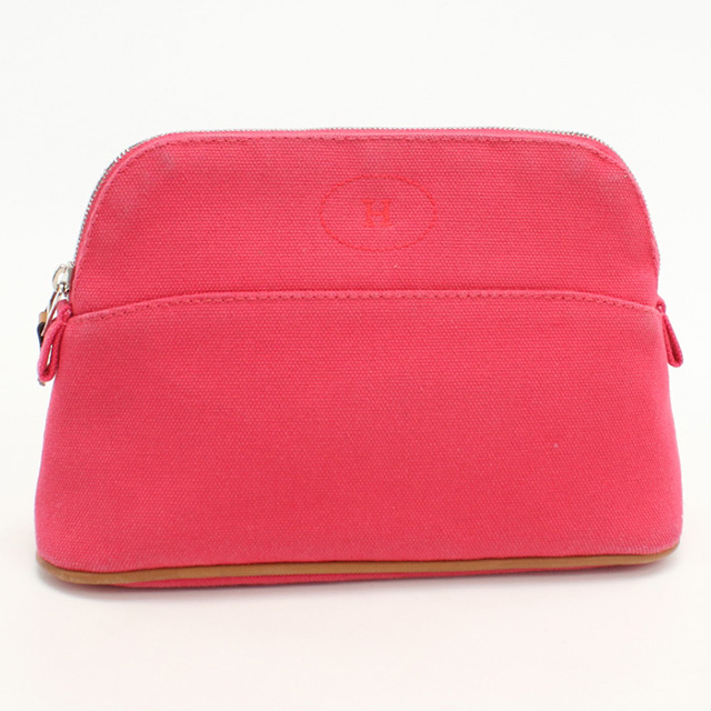 K*7様 超美品　HERMES　エルメス　ボリード　ポーチ　ピンク HERMES（エルメス） 中古 ポーチ レディース ブランド ボリードポーチ