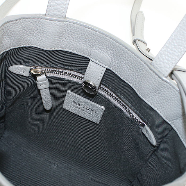 最終価格　極美品　ジミーチュウ デリー レザー ボディバッグ シルバー JIMMY CHOO（ジミーチュウ） 中古 ハンドバッグ レディース ブランド
