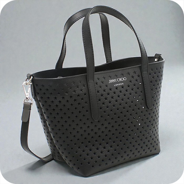JIMMY CHOO ジミーチュウ　ハンドバッグ　レザー　ファスナーデザイン JIMMY CHOO（ジミーチュウ） 中古 ハンドバッグ レディース ブランド