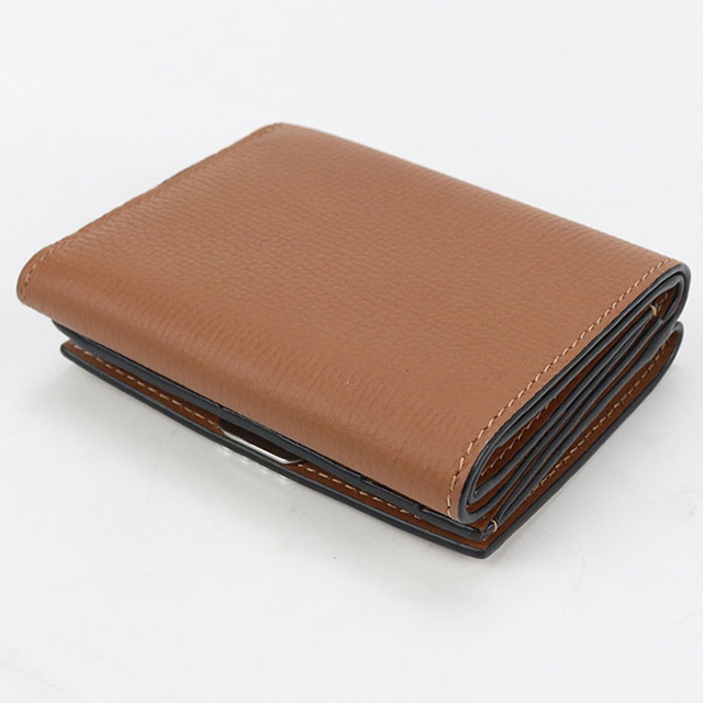LOEWE ロエベ アナグラム トライフォールド ウォレット 三つ折り財布 C821TR2X16 レザー ブラウン  レディース【中古】 LOEWE（ロエベ） 中古 三つ折り財布 レディース ブランド アナグラム