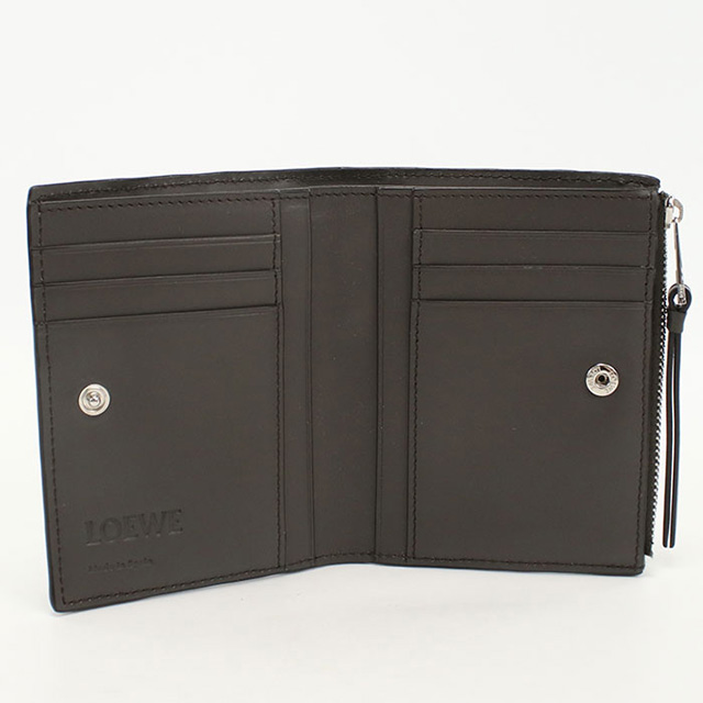 LOEWE / ロエベ ◆パズル コンパクトウォレット スリム ブラック アナグラム C510W73X02 【財布/サイフ/ウォレット/wallet/】 ブランド【中古】 [0220478893] LOEWE - LOEWE / ロエベ ◇パズル コンパクトウォレット スリム