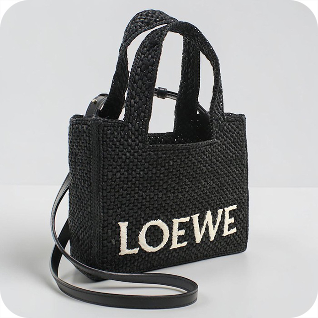 LOEWE（ロエベ） 中古 カゴバッグ レディース ブランド フォント