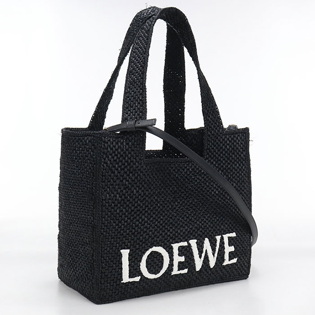 【美品】ロエベ カゴバッグ ミディアム LOEWE（ロエベ） 中古 カゴバッグ レディース ブランド フォント