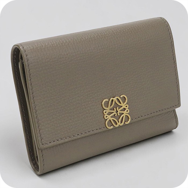 LOEWE（ロエベ） 中古 三つ折り財布 コンパクト 三折財布 レディース