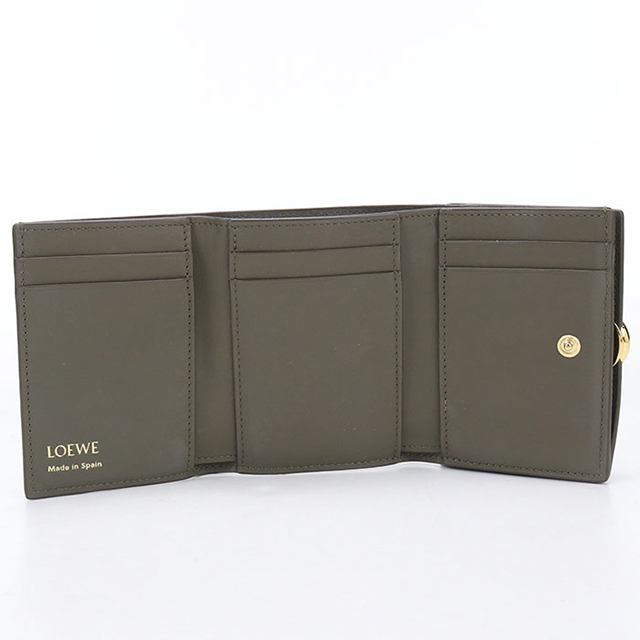 LOEWE（ロエベ） 中古 三つ折り財布 コンパクト 三折財布 レディース