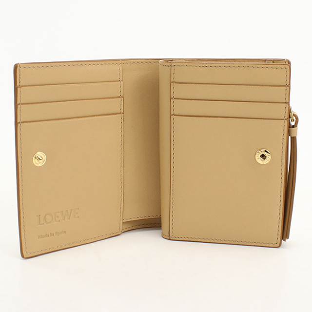 LOEWE ロエベ二つ折り財布パズルコンパクトウォレット【美品】 LOEWE（ロエベ） 中古 二つ折り財布 二折財布 レディース ブランド