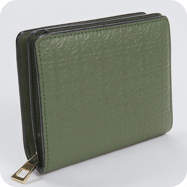LOEWE（ロエベ） 中古 二つ折り財布 二折財布 コンパクト レディース