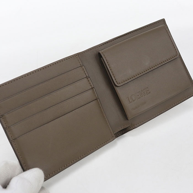 LOEWE（ロエベ） 中古 二つ折り財布 二折財布 コンパクト メンズ