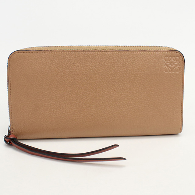 【美品】 4 LOEWE ロエベ ラウンドファスナー 財布 LOEWE（ロエベ） 中古 長財布ラウンドファスナー レディース ブランド