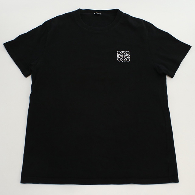 ※最終値下げ　LOEWE ブラック 半袖Tシャツ ロエベ LOEWE LOEWE Tシャツ ANAGRAM S359Y23X87 半袖