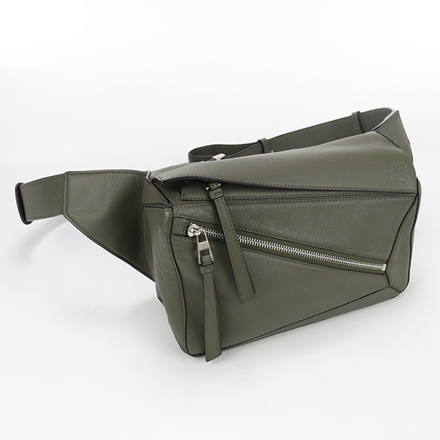 【週末SALE】LOEWE パズルバムバッグ スモール カーキ ロエベ パズル バムバッグ スモール カーキグリーン B510P35X09 4160