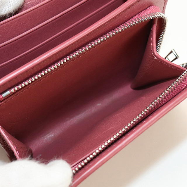 LOEWE ロエベ アナグラム 長財布（小銭入れあり） ラムスキン レディース [中古] LOEWE（ロエベ） 中古 二折財布小銭入付き レディース ブランド