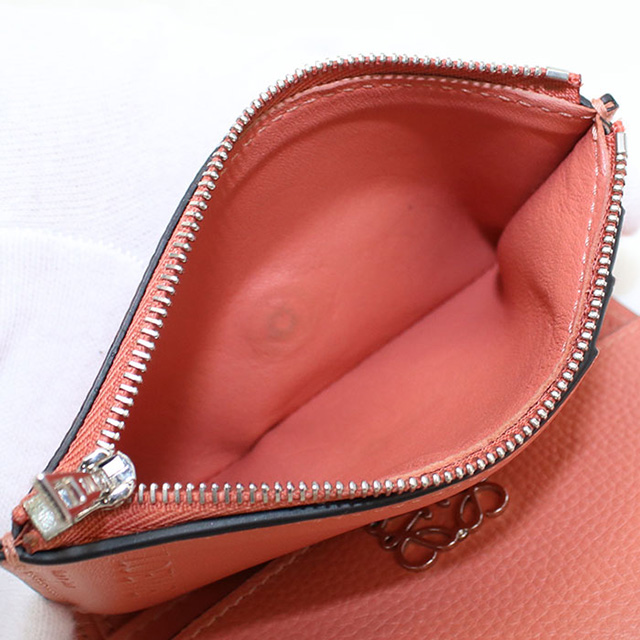 ✨美品✨ロエベ 二つ折り財布　パーティカルウォレット　アナグラム　スナップボタン □LOEWE□ロエベ アナグラム バーティカル ウォレット スモール (LOEWE