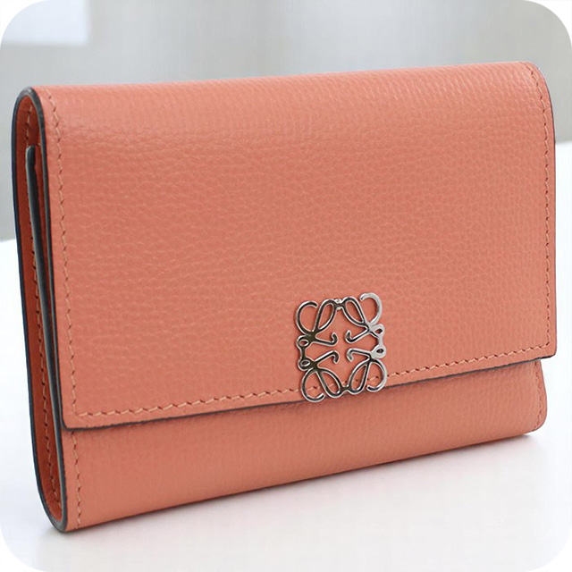 LOEWE（ロエベ） 中古 三折財布 レディース ブランド アナグラム