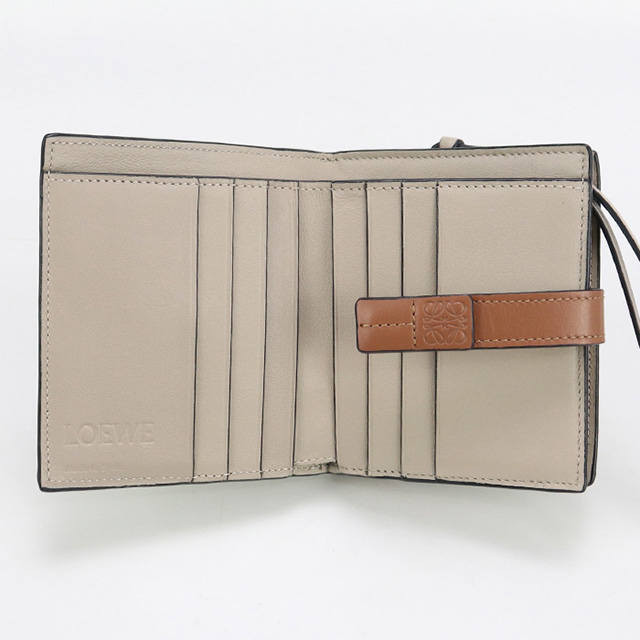 LOEWE 中古 ロエベ 二折財布 レディース ブランド コンパクト