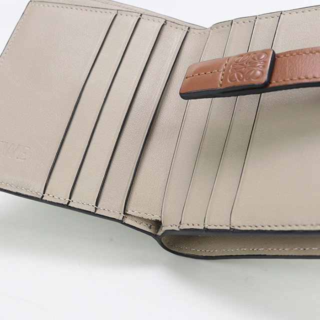 LOEWE 中古 ロエベ 二折財布 レディース ブランド コンパクト