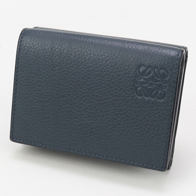 【✨美品 付属品完備】 ロエベ 長財布 リピート アナグラム 本革 ネイビー 楽天市場】ロエベ【LOEWE】レザーリピートアナグラムラウンド