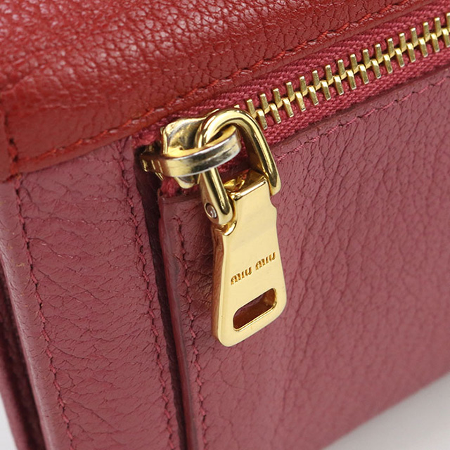 miu miu（ミュウミュウ） 中古 長財布 二つ折り レディース ブランド