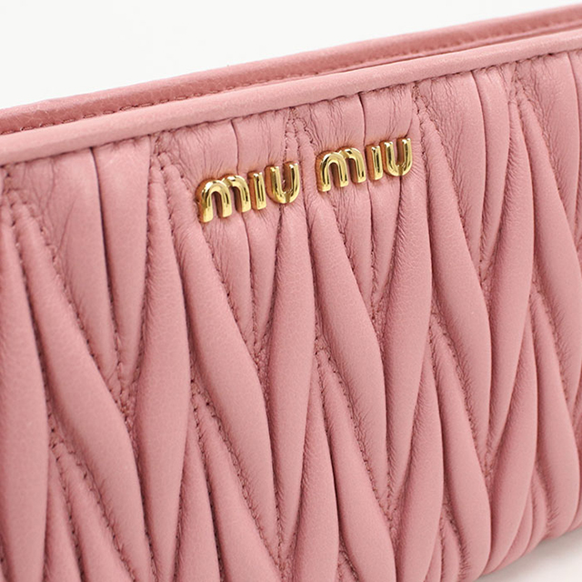 中古 ミュウミュウ 長財布L字ファスナー レディース ブランド MIUMIU