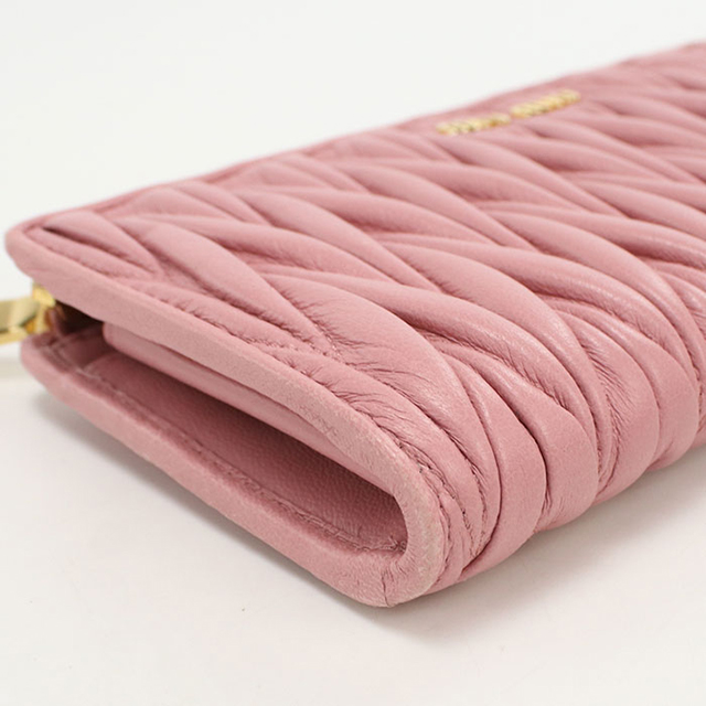 中古 ミュウミュウ 長財布 L字ファスナー レディース ブランド MIUMIU