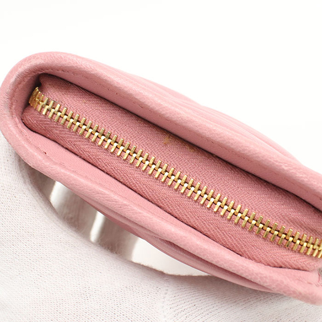 中古 ミュウミュウ 長財布 L字ファスナー レディース ブランド MIUMIU