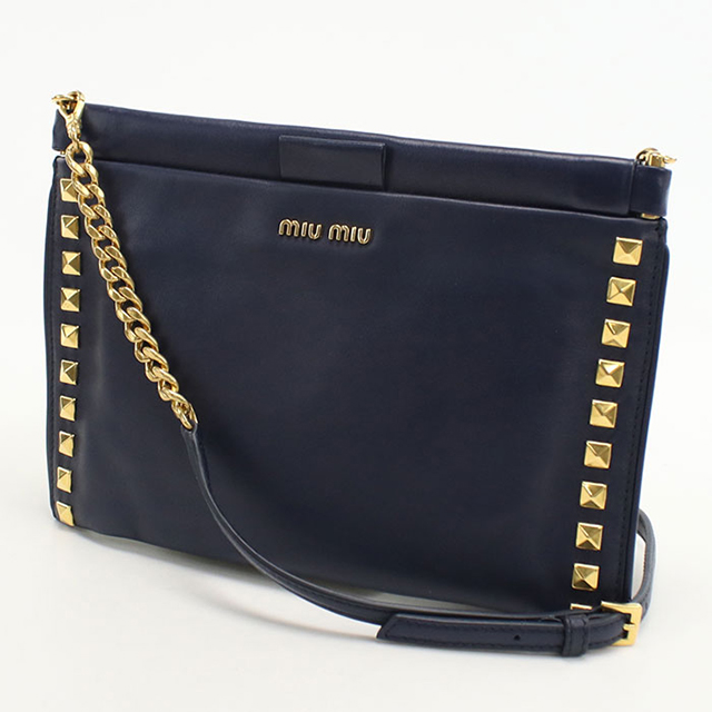 miu miu（ミュウミュウ） 中古 斜め掛け ショルダーバッグ レディース