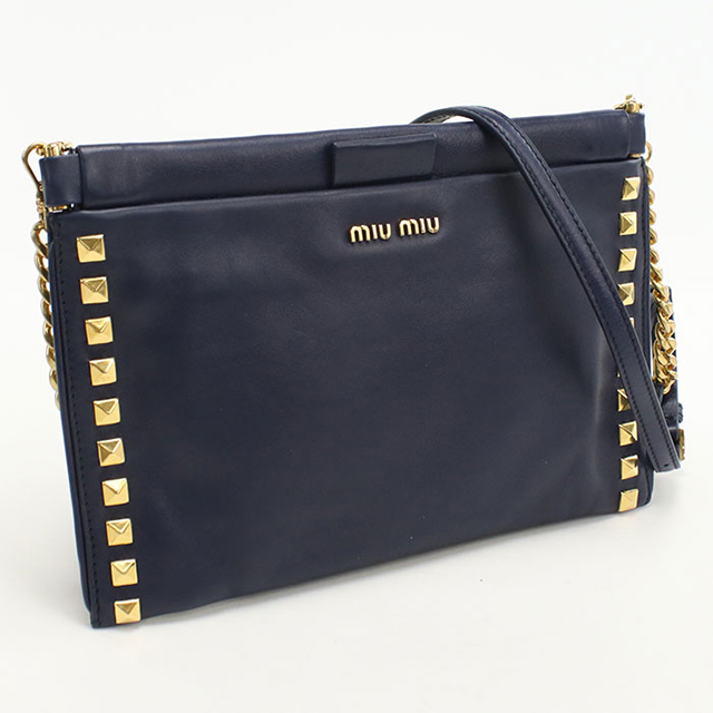 miu miu（ミュウミュウ） 中古 斜め掛け ショルダーバッグ レディース