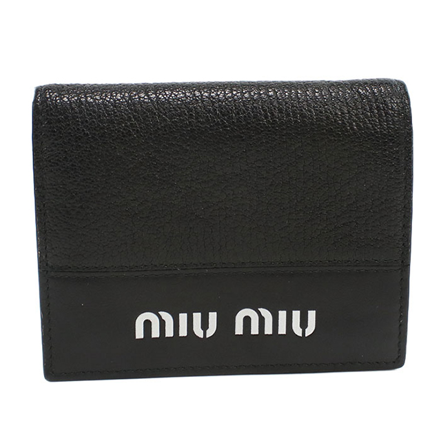 miu miu（ミュウミュウ） 中古 二つ折り財布 レディース ブランド