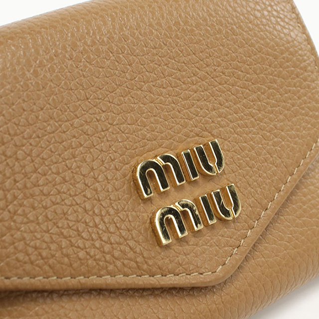 miu miu（ミュウミュウ） 中古 三つ折り財布 コンパクト レディース