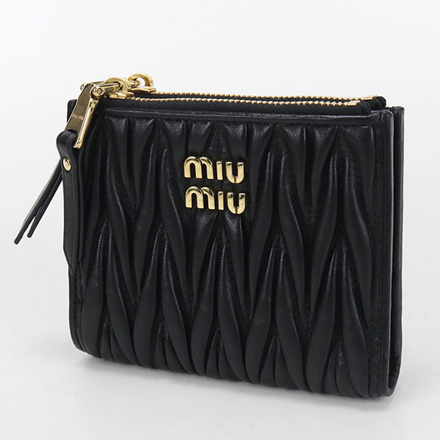 miu miu（ミュウミュウ） 中古 二つ折り財布 コンパクト レディース