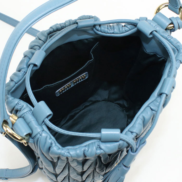ミュウミュウ アウトレット 2WAY バケットバッグ マトラッセ 5BE084 ショルダーバッグ miu miu（ミュウミュウ） 中古 ショルダーバッグ レディース ブランド