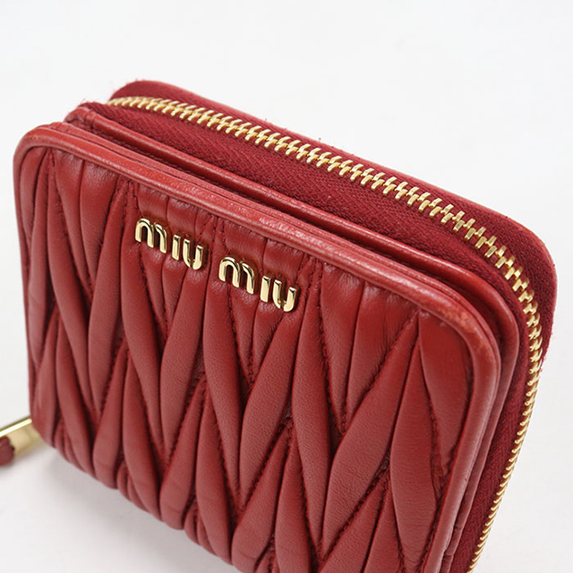miu miu（ミュウミュウ） 中古 二つ折り財布 二折財布 レディース