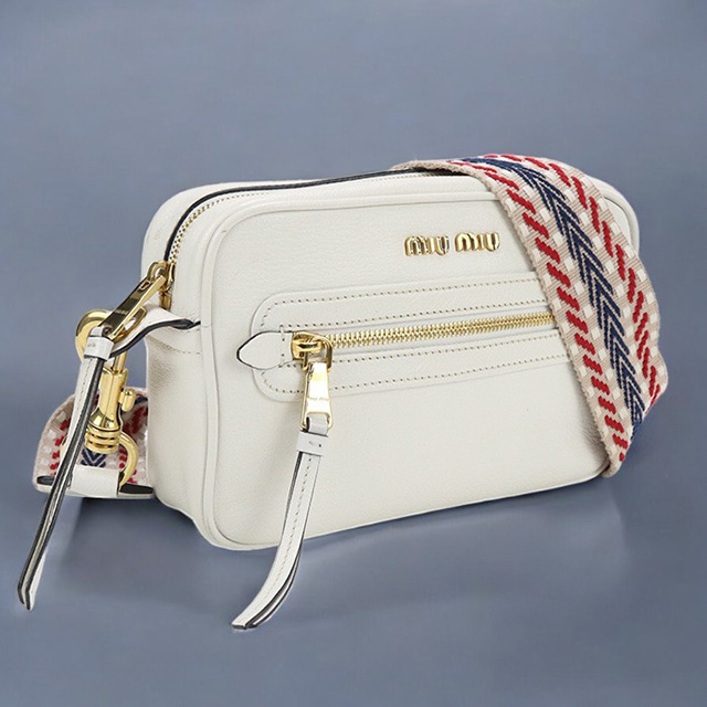 MIUMIU ミュウミュウ 5BE026 マドラス ショルダーバッグ レザー レディース [中古] MIUMIU ミュウミュウ 5BE026 マドラス ショルダーバッグ レザー