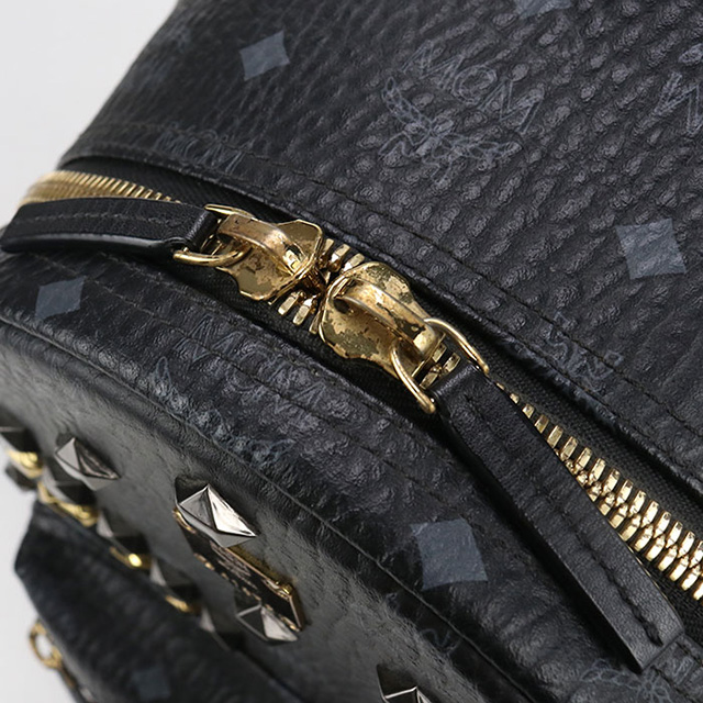 中古良品MCM エムシーエム リュック MMK6SVE19 BK001 バックパック レディース ブラック MCM（エムシーエム） 中古 リュック レディース ブランド バックパック