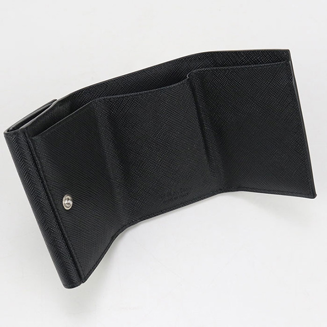 PRADA（プラダ） 中古 三つ折り財布 レディース ブランド サフィアーノ