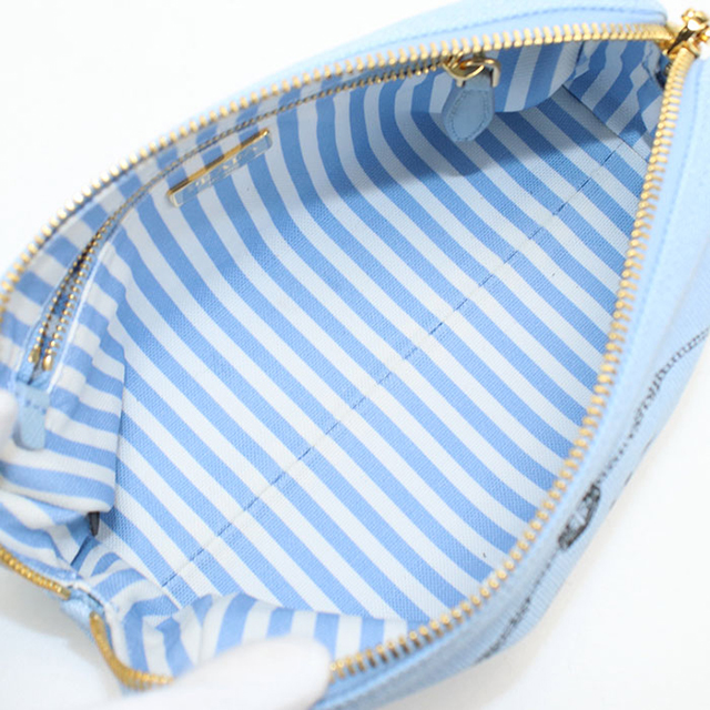 PRADA（プラダ） 中古 ポーチ レディース ブランド カナパ ブルー