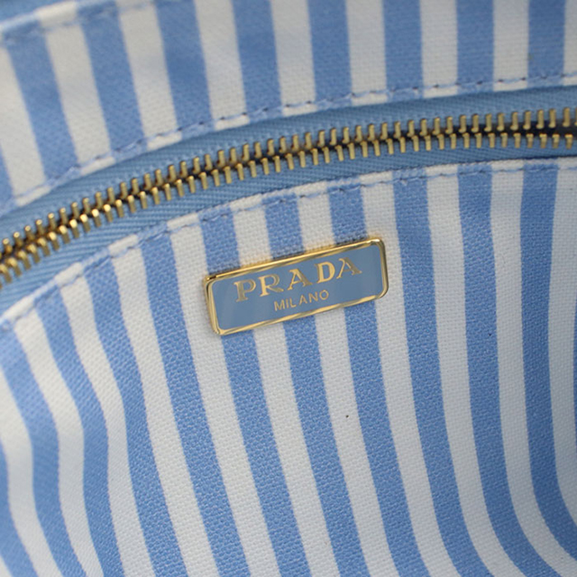 PRADA（プラダ） 中古 ポーチ レディース ブランド カナパ ブルー