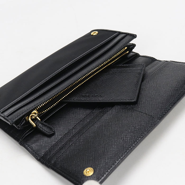 PRADA（プラダ） 中古 長財布ニ折小銭入付き レディース ブランド