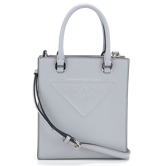 【中古品】PRADA ネイビー レザー 2wayビジネスバッグ プラダ PRADA ビジネス 2VE3689Z2F0216 ブリーフケース 2WAYバッグ