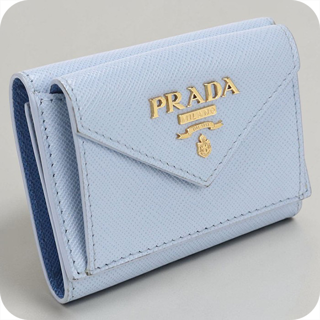 PRADA（プラダ） 中古 三つ折り財布 三折財布 レディース ブランド