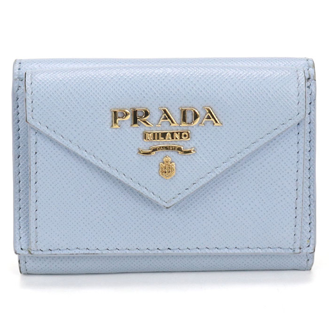 PRADA（プラダ） 中古 三つ折り財布 三折財布 レディース ブランド